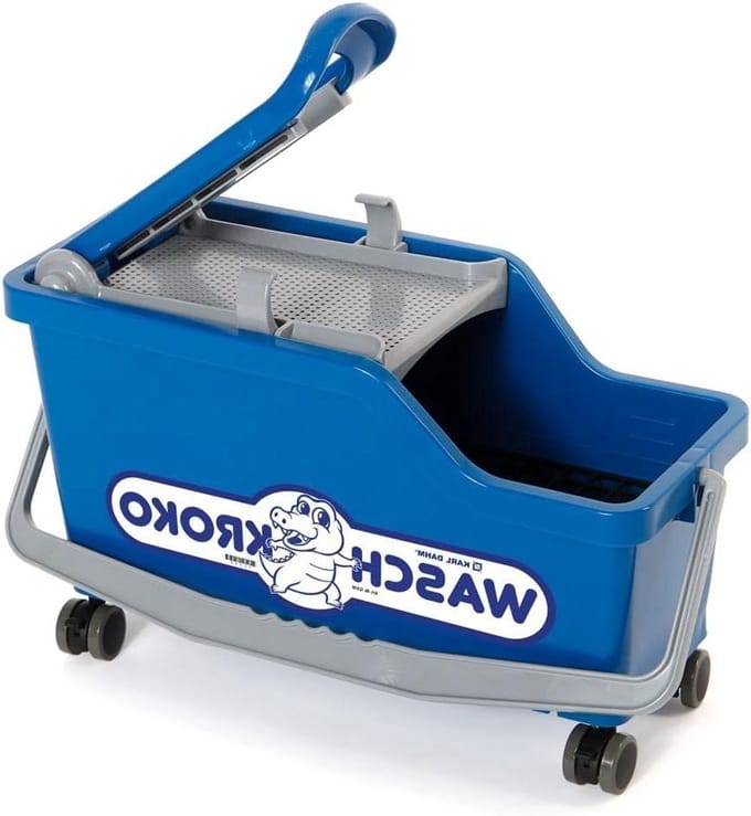 Tegel Wassysteem - Tegelreiniger Emmer - Efficiënt Tegels Wassen - Mobiele Constructie - 25 Liter - Blauw