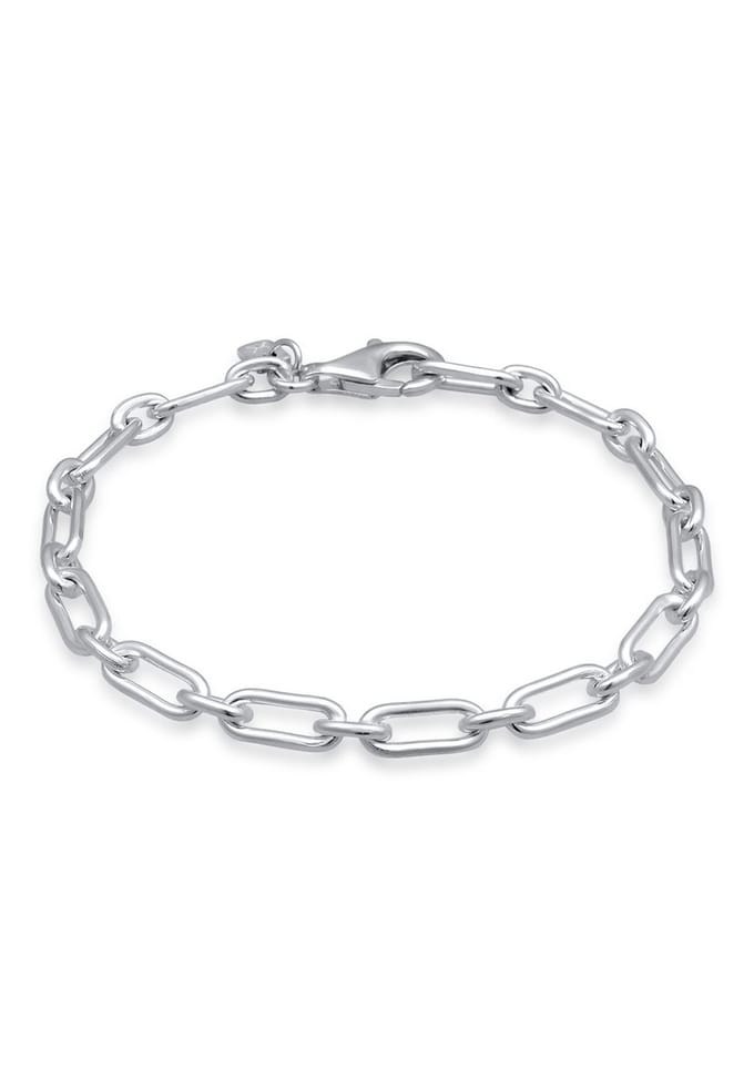 KUZZOI - Armband - Gliederkette Modern Oval 925 Sterling Silber - Heren