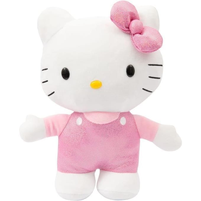 Pluche - GPTOYS - HELLO KITTY - HKT122 - Model roze gestippelde jurk - 30 cm - Vanaf 3 jaar