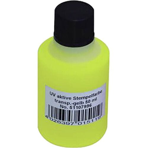 EUROLITE UVactive Stamp Ink transparent yellow 50ml