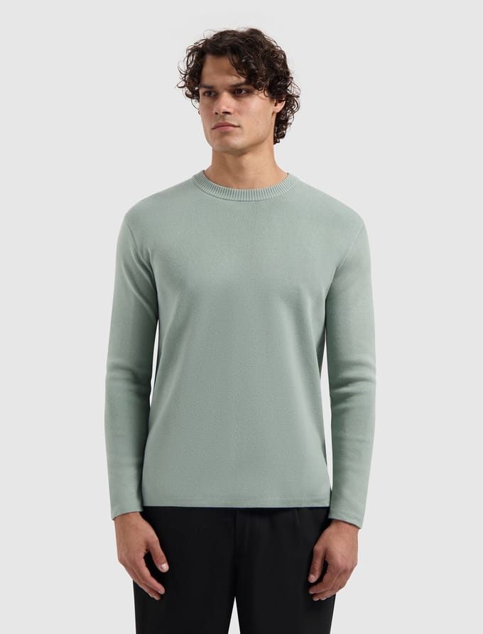 Pure Path Heavy Knit Sweater Army Green (25030811 - 10)