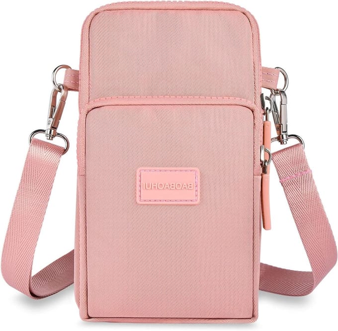 Solidchoice - Crossbody Tas voor Mobiele Telefoon met Verstelbare Schouderriem