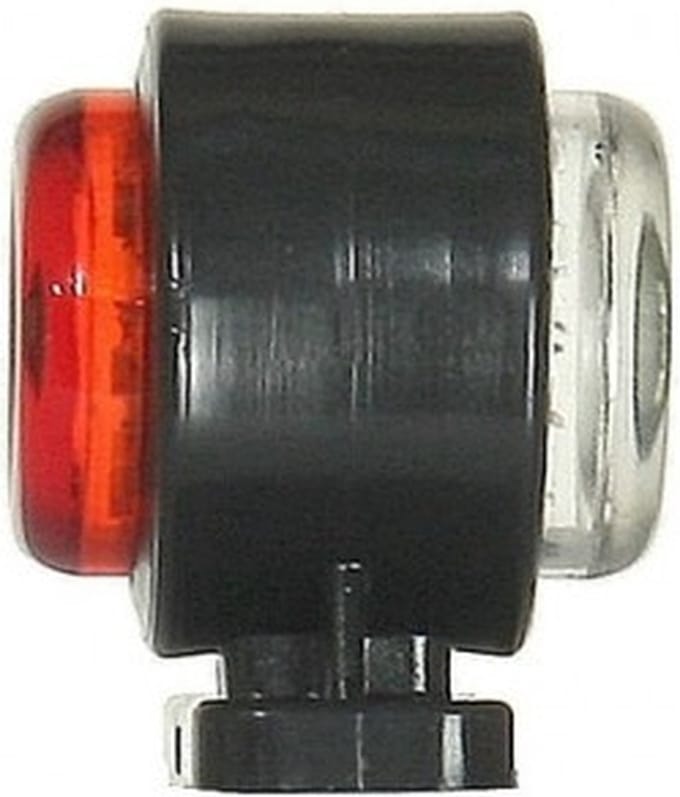 Zijmarkeringslicht - 12/30V - Rood wit - L1162-1 klein