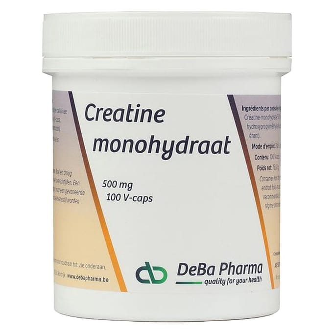 Creatine Monohydraat Caps 100x500mg Deba
