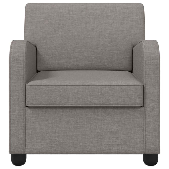 vidaXL - Fauteuil - Taupe - Stof