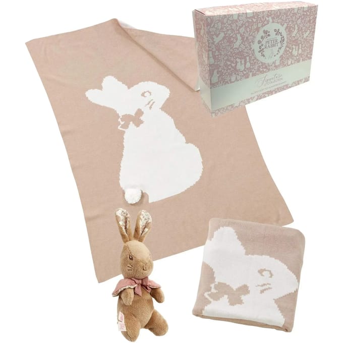 Cadeauset met knuffel Rainbow Designs Signature Flopsy Bunny