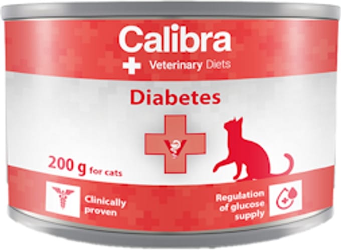 Calibra Cat Veterinary Diets - Diabetes - Natvoer - 6 x 200 gram
