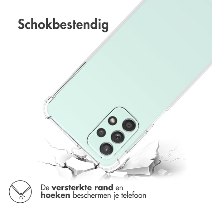 imoshion Hoesje - Geschikt voor Samsung Galaxy A23 (5G) - Shockproof Case - Transparant
