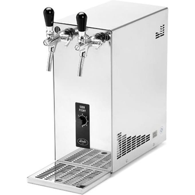 Tapsysteem, Biertap, Pygmy 2-kraans van roestvrij staal, 20 liter/u