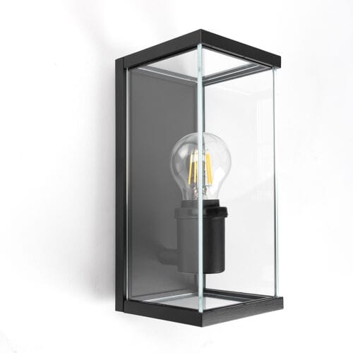 KS Verlichting buitenlamp - Toledo muurlamp - Zwart - E27 - Modern