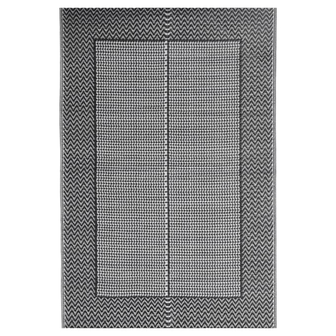 vidaXL - Buitenkleed - ARAKIL - 140x200 - cm - polypropeen - zwart