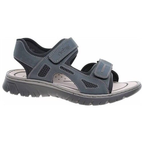 Rieker Balti Sandalen blauw Leer - Maat 42