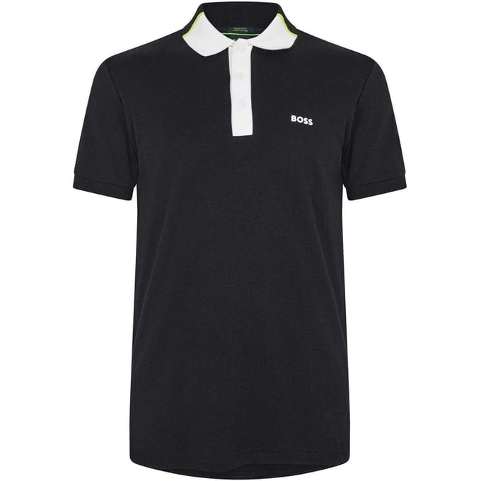 Boss Heren Paddy 3 Poloshirt (Zwart)