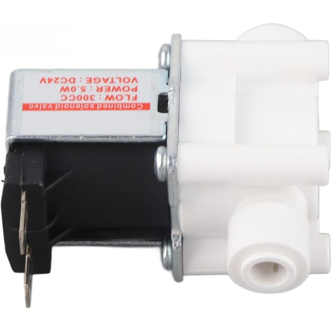 Électrovanne normalement fermée 24V 300cc pour eaux usées pour purificateur d'eau