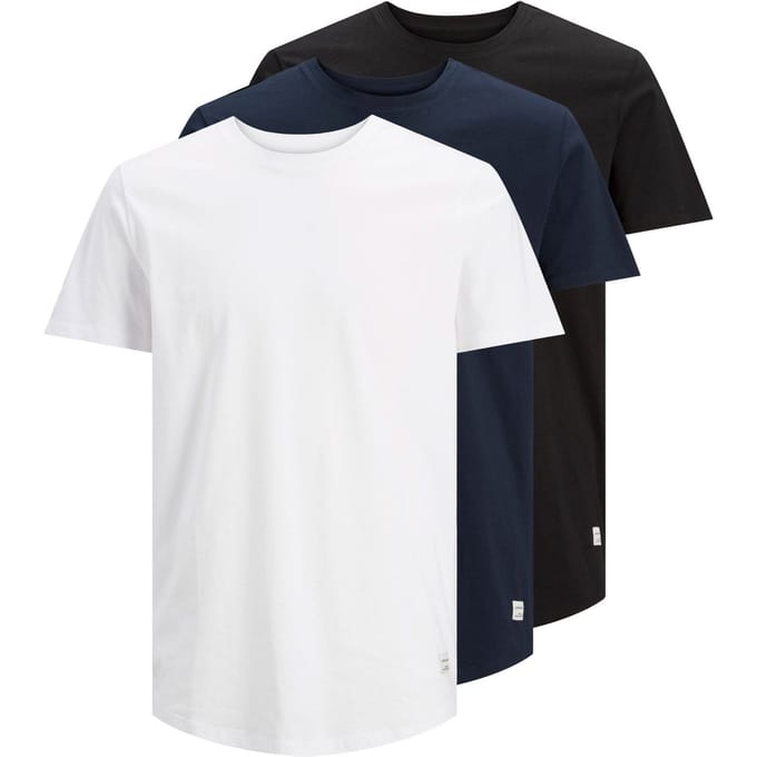 T-shirts Jack & Jones col ras-du-cou enoa (x3)