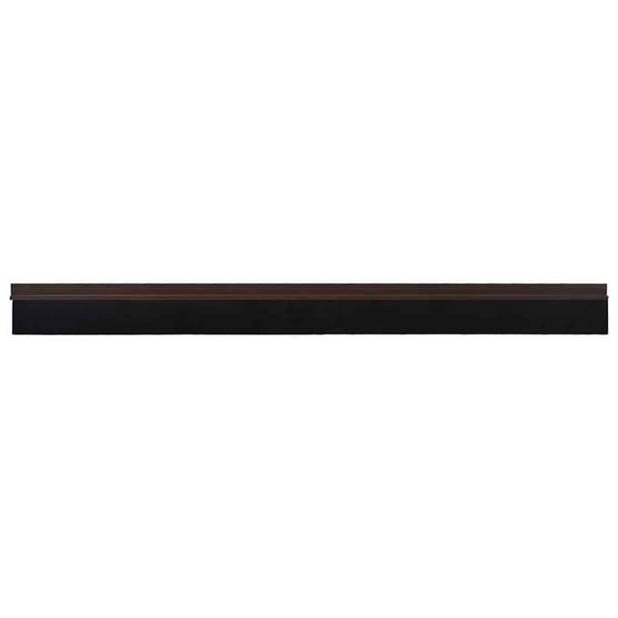 vidaXL - Zelfklevende - Deurborstels - 6 - st - Bruin - 100 - cm - Aluminiumlegering