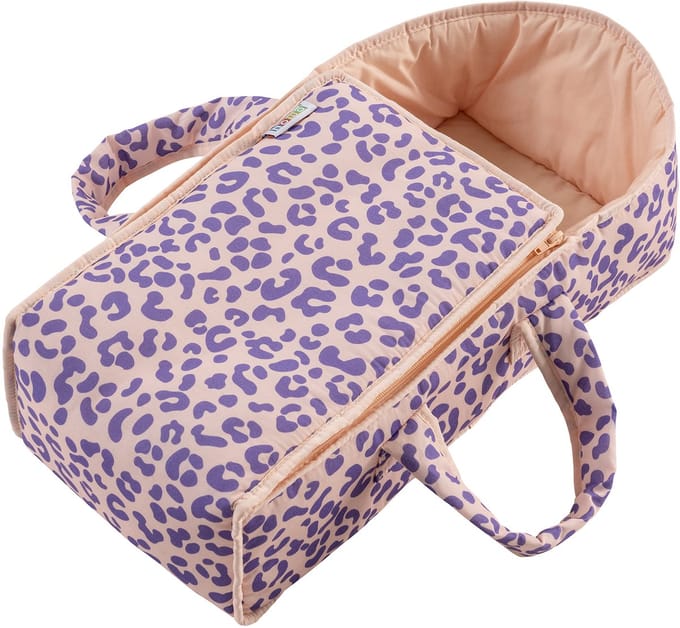 howa Poppendraagmand - Draagwieg "Leo" abrikoos / paars 48cm 29422