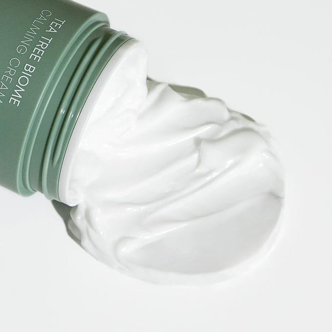 Farm Stay Tea Tree Biome Calming Cream 80ml (3 Options) 1pcs gray
