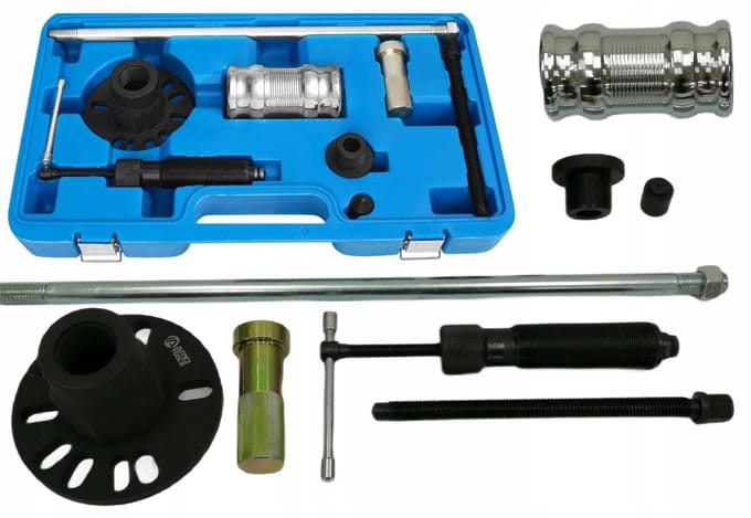 AMD TOOLS - Hydraulische Wiellager Trekkerset - 98-125 mm - Voor Auto - 3 in 1