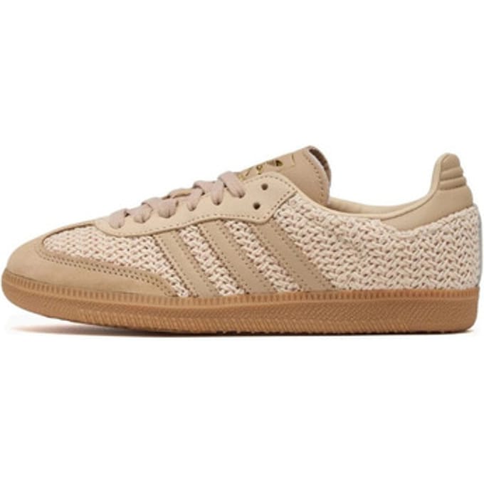 Adidas Dames Samba Og 'Knit Pack Sand Strata' Dames Sneakers JR9446 40 lichtbruin