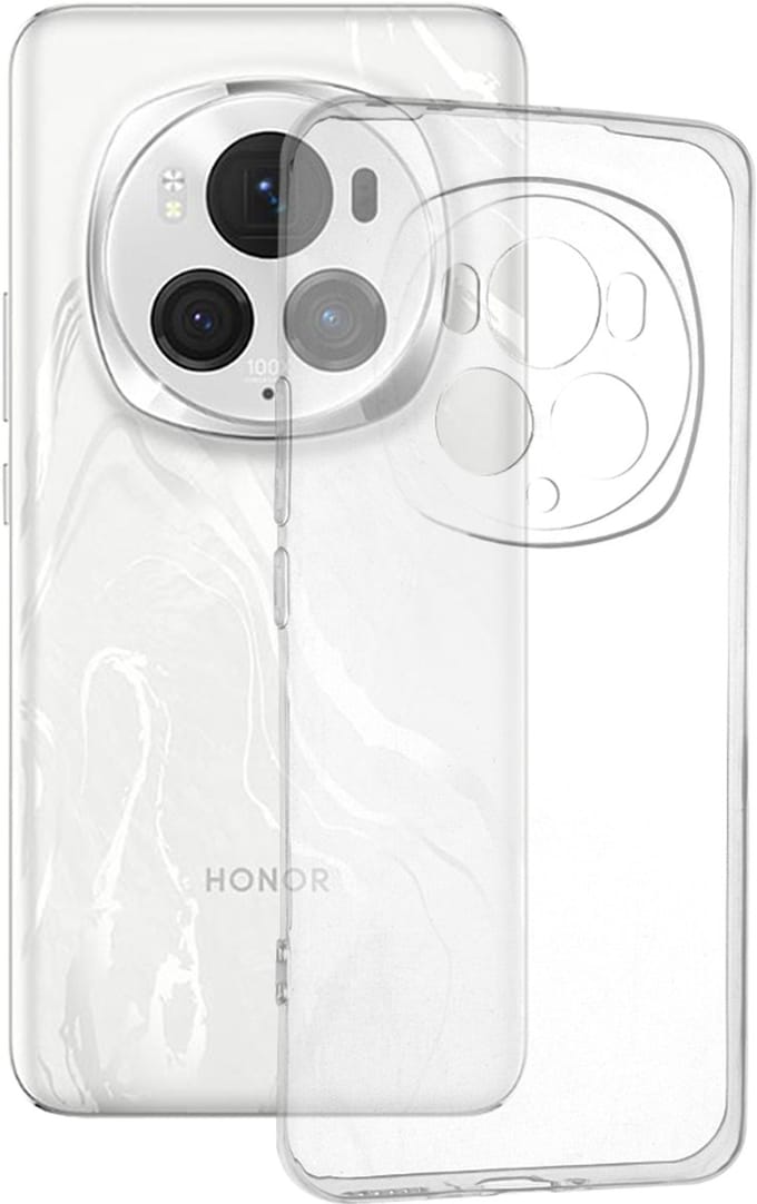 Hoesje geschikt voor HONOR Magic6 Pro - Techsuit Clear Silicone Back Cover - Transparant