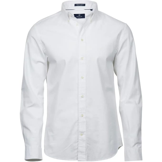 Tee Jays - MenÂ´s Perfect Oxford Shirt - White maat S
