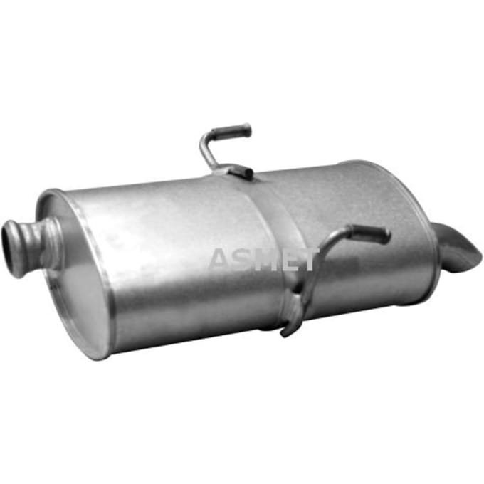 Geluiddemper achter ASMET 08.066