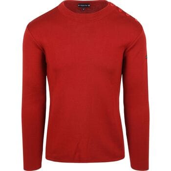 Armor-Lux Marin Goulenez Trui Merinowol Rood - Maat XXL - Heren - Pullovers