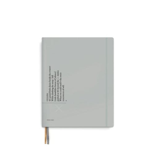 Tinne + mia agenda zonder datum, formaat 22,5 x 18 cm, sky grey