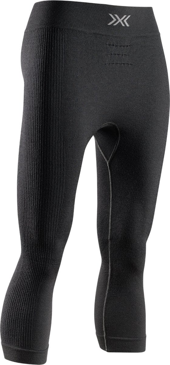 X-Bionic Mightywool 3/4 Broek Dames - Zwart, Maat XS