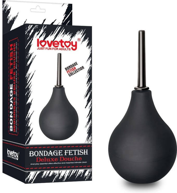 Lovetoy - Bondage Fetish DeLuxe - Anaal Douche – Zwart