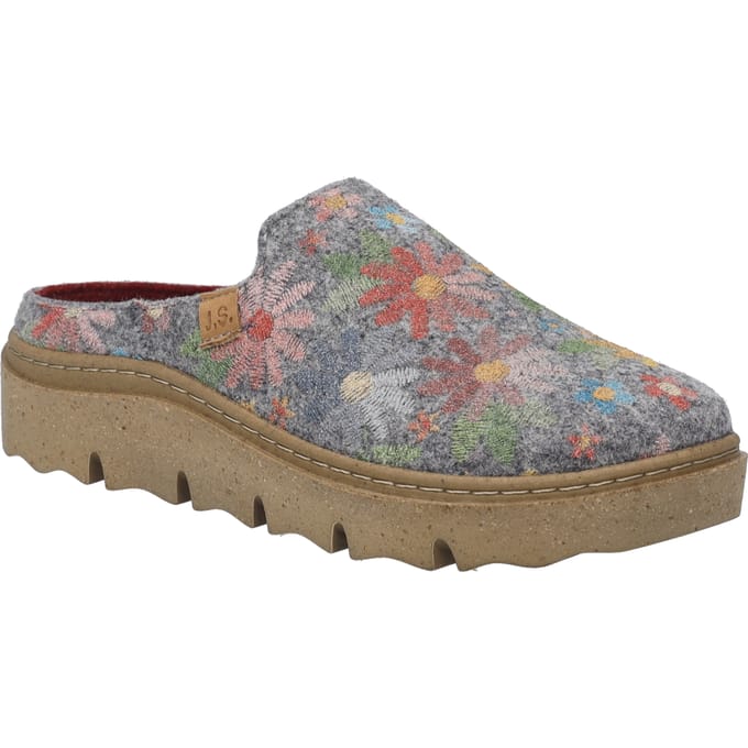 JOSEF SEIBEL Dames Slipper Carmaux 01 in grijs