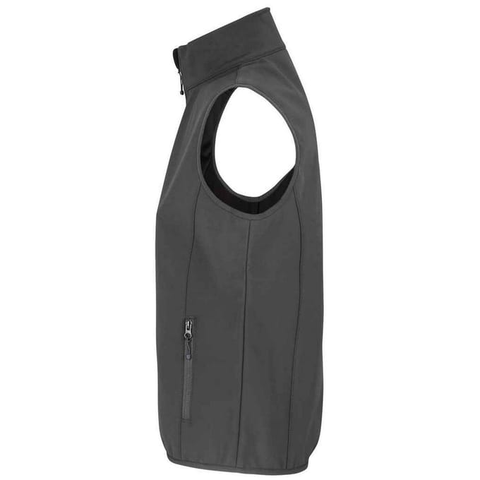SOLS Dames/dames Falcon Softshell gerecyclede bodywarmer (Houtskool)