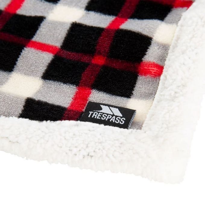 Trespass Vallon Sherpa Deken (Rood/zwart/wit)