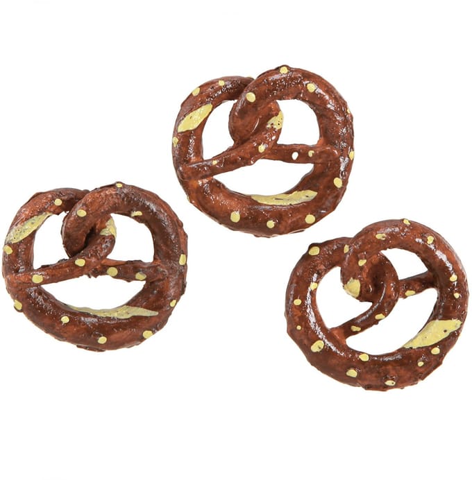 Pretzel Decoratie Scatter Decoratie Mini Kunstmatige Pretzels 4cm 6 St