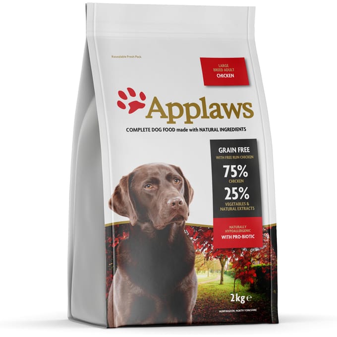 Applaws Adult Large Breed - Kip Hondenvoer - 2 kg
