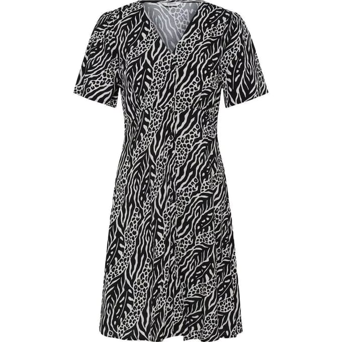 b.young - BYMMJOELLA SHORT VNECK DRESS 4 - Dames - Mini jurken