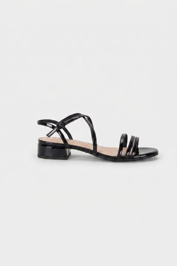 s.Oliver - female - Sandalen in laklederlook