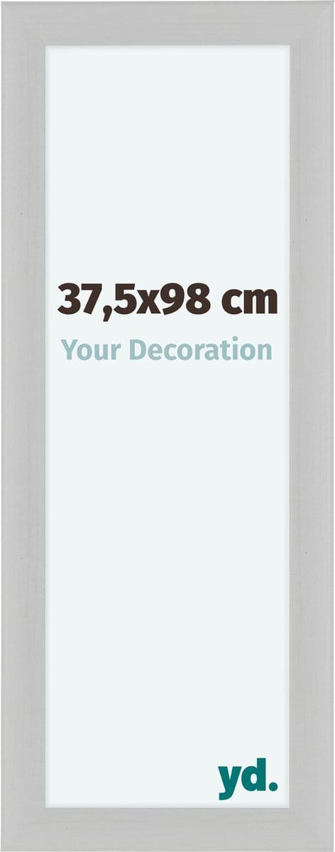 Your Decoration - Fotolijst 37,5x98 cm - MDF - Wit Houtnerf - Como