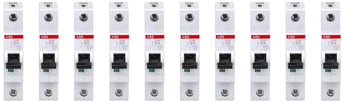 Compacte 16A 1-polige 6kA Inbouw Automaten - 10 stuks