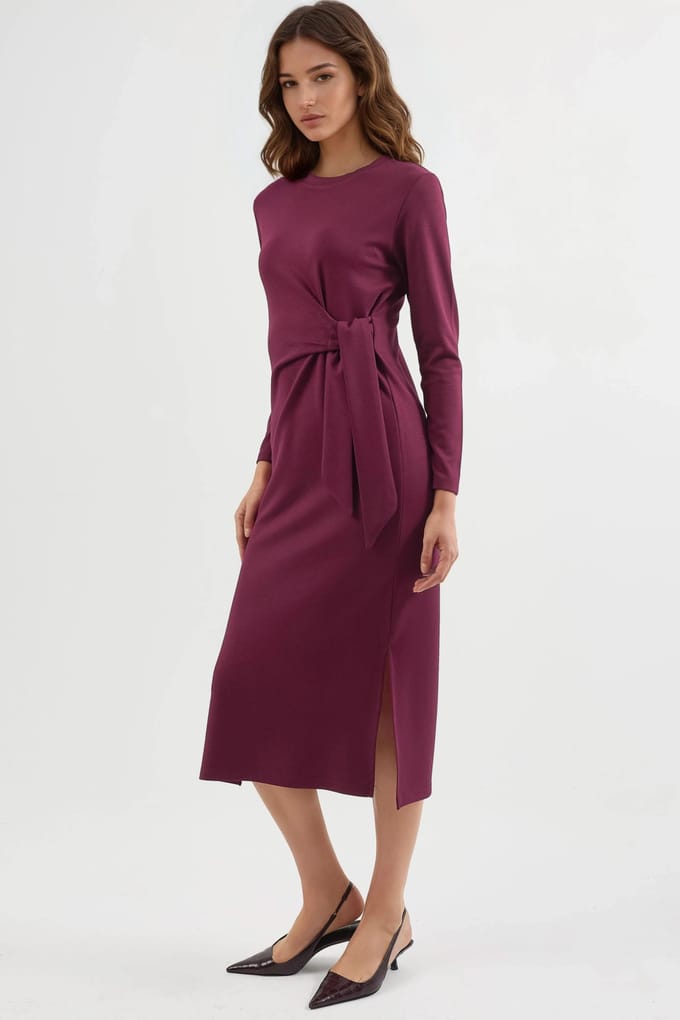 Modal Touch Split Jurk
