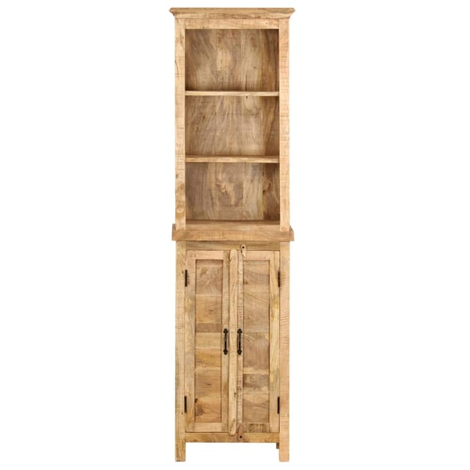 vidaXL - Boekenkast - 50x30x180 - cm - massief - mangohout