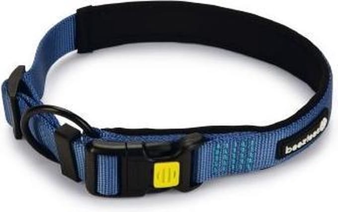 Beeztees Parinca Hondenhalsband Nylon Blauw 60-65cm x 30 mm