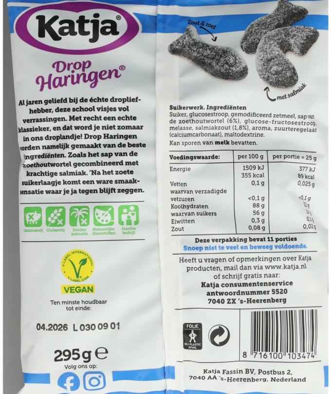 Katja Dropharingen - 12 x 295 gr - Voordeelverpakking