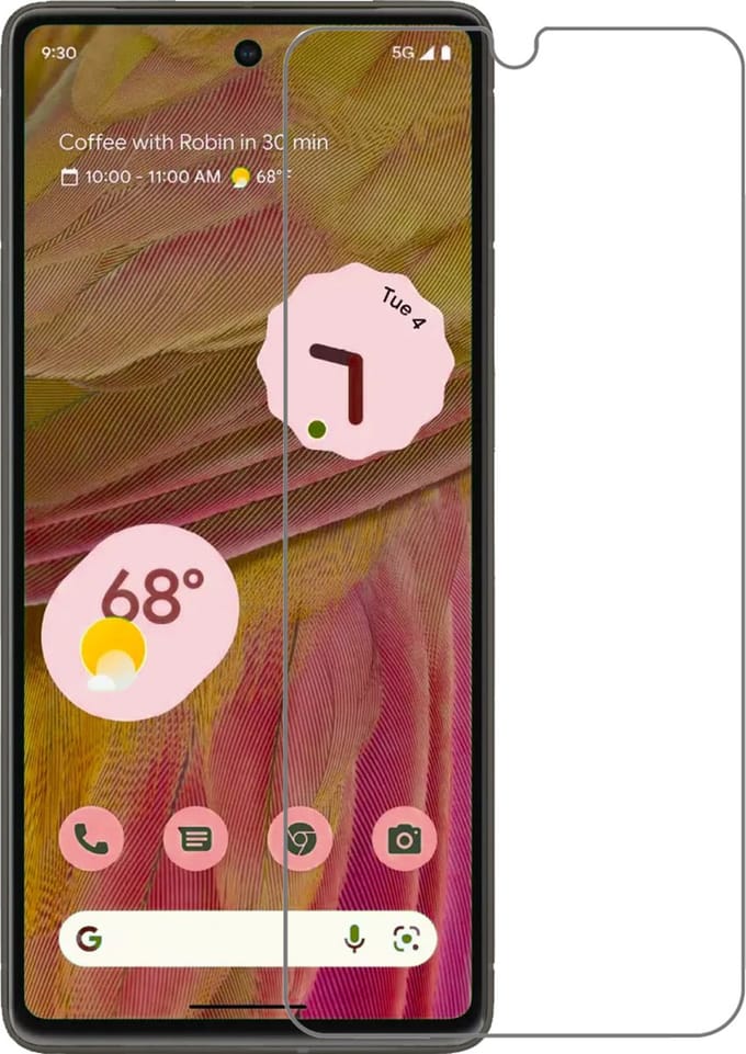 Screenprotector - Geschikt voor Google Pixel 7A - Extra Sterk - Beschermglas - Gehard Glas - Tempered Glass - Screen Protector - Bescherm Cover
