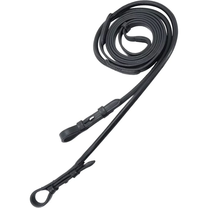Teugels voor paarden Kieffer Sylvie with chrome hook studs