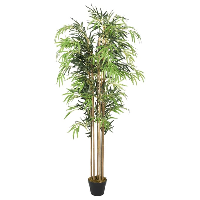 vidaXL - Kunstplant - bamboe - 1095 - bladeren - 150 - cm - groen