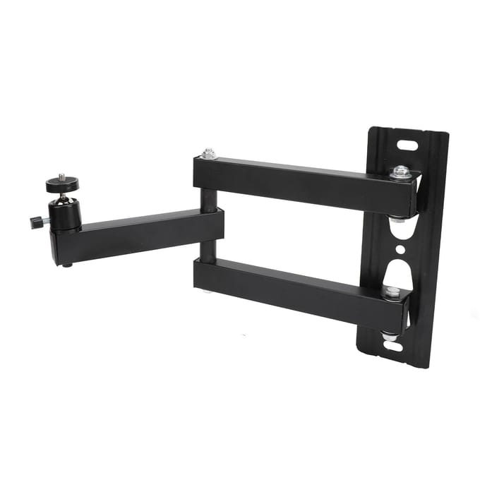 Support Mural Projecteur 20‑40cm Pliable Angle Réglable Universel 14 Interface Projecteur Mural black