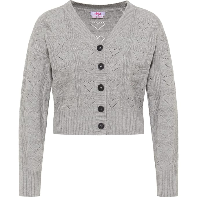 Mymo Vest Nolie Dames licht grijs melange