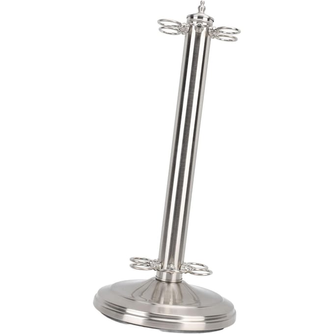 Support Porte Queue de Billard Fer Râtelier Queue de Billard 6 Trous Sur Pied Accessoires Table de Billard gray
